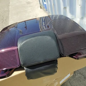 97-13 Black Cherry Dual 6x9 Speaker Lid Overview The 97-13 Black Cherry Dual 6x9 Speaker Lid for Harley Razor Chopped King Tour Pak is designed for motorcycle enthusiasts who want to personalize their Harley-Davidson touring setup with custom styling and speaker-ready functionality. Featuring a Black Cherry finish, this accessory offers a distinctive appearance that can complement a range of motorcycle paint schemes. Its dual-speaker configuration is intended to accommodate two 6x9-inch speakers, helping riders incorporate additional audio equipment into a compatible Tour Pak setup. Whether you are customizing your motorcycle for weekend rides, long-distance touring, or motorcycle gatherings, this speaker lid offers a combination of visual appeal and audio-system flexibility. Black Cherry Dual 6x9 Speaker Lid Design The Black Cherry Dual 6x9 Speaker Lid provides a custom-inspired appearance for compatible Razor Chopped King Tour Pak assemblies. Its rich, dark red finish can create a distinctive look when paired with complementary motorcycle paintwork and accessories. The lid's speaker openings are designed for a dual 6x9-inch configuration. Before purchasing, check the manufacturer's specifications for speaker cutout dimensions, mounting depth, grille clearance, and compatibility with your existing audio components. Harley-Davidson Razor Chopped King Tour Pak Compatibility Designed for specified Harley-Davidson Tour Pak applications from 1997 through 2013, this speaker lid is intended for compatible Razor Chopped King Tour Pak configurations. Fitment can vary according to the Tour Pak model, mounting arrangement, hinge design, and previous modifications. Buyers should verify the exact fitment requirements before ordering to help ensure the lid matches their motorcycle's existing setup. 97-13 Black Cherry Motorcycle Audio Upgrade Adding a speaker-ready lid can help integrate audio equipment into a customized touring motorcycle. A compatible dual 6x9-inch configuration gives riders the option to install two speakers as part of a suitable audio system. The final sound quality depends on the speakers, amplifier, wiring, audio source, and installation. Speakers and other electronic components should not be assumed to be included unless the seller explicitly lists them. Black Cherry Tour Pak Speaker Lid Finish The Black Cherry finish adds a distinctive color accent to your motorcycle's touring setup. It can complement custom paintwork and help create a coordinated appearance alongside other accessories. For the best visual match, compare the product photographs with your motorcycle's existing paint. Actual color, gloss, and texture may vary depending on the finish and manufacturer. Follow the supplier's cleaning and maintenance instructions to help preserve the surface. Dual 6x9 Speaker Mounting and Installation Proper mounting is important for secure installation and reliable audio performance. Depending on the product configuration, installation may require compatible speakers, grilles, mounting hardware, wiring, or additional audio accessories. Before installation, confirm the speaker dimensions, mounting depth, lid clearance, and compatibility with the Tour Pak hinges and latch. Ensure all wiring is properly routed and protected from moisture and abrasion. Professional installation is recommended if modifications to the lid or motorcycle electrical system are necessary. Buy 97-13 Black Cherry Dual 6x9 Speaker Lid The 97-13 Black Cherry Dual 6x9 Speaker Lid for Harley Razor Chopped King Tour Pak is an option for riders who want a distinctive finish and a dual-speaker configuration for a compatible touring motorcycle. Before placing your order, verify these important specifications: - Fitment: Compatible Razor Chopped King Tour Pak configuration. - Model years: Intended range of 1997–2013; confirm exact fitment. - Speaker configuration: Dual 6x9-inch speakers. - Finish: Black Cherry. - Material: Confirm the construction material with the seller. - Included accessories: Verify whether speakers, grilles, hinges, and mounting hardware are included. - Installation: Confirm mounting requirements and compatibility with your existing setup. Contact our sales team for current availability, pricing, shipping information, and fitment assistance. We aim to provide clear product information to help you select the right accessory for your Harley-Davidson touring motorcycle.