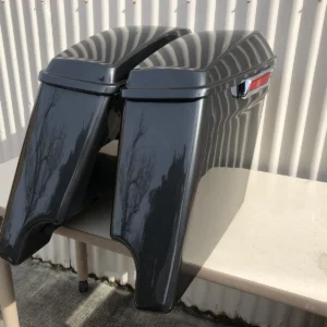 Extended Hard Bags Black Pearl for Harley Road King Street Glide FLHT